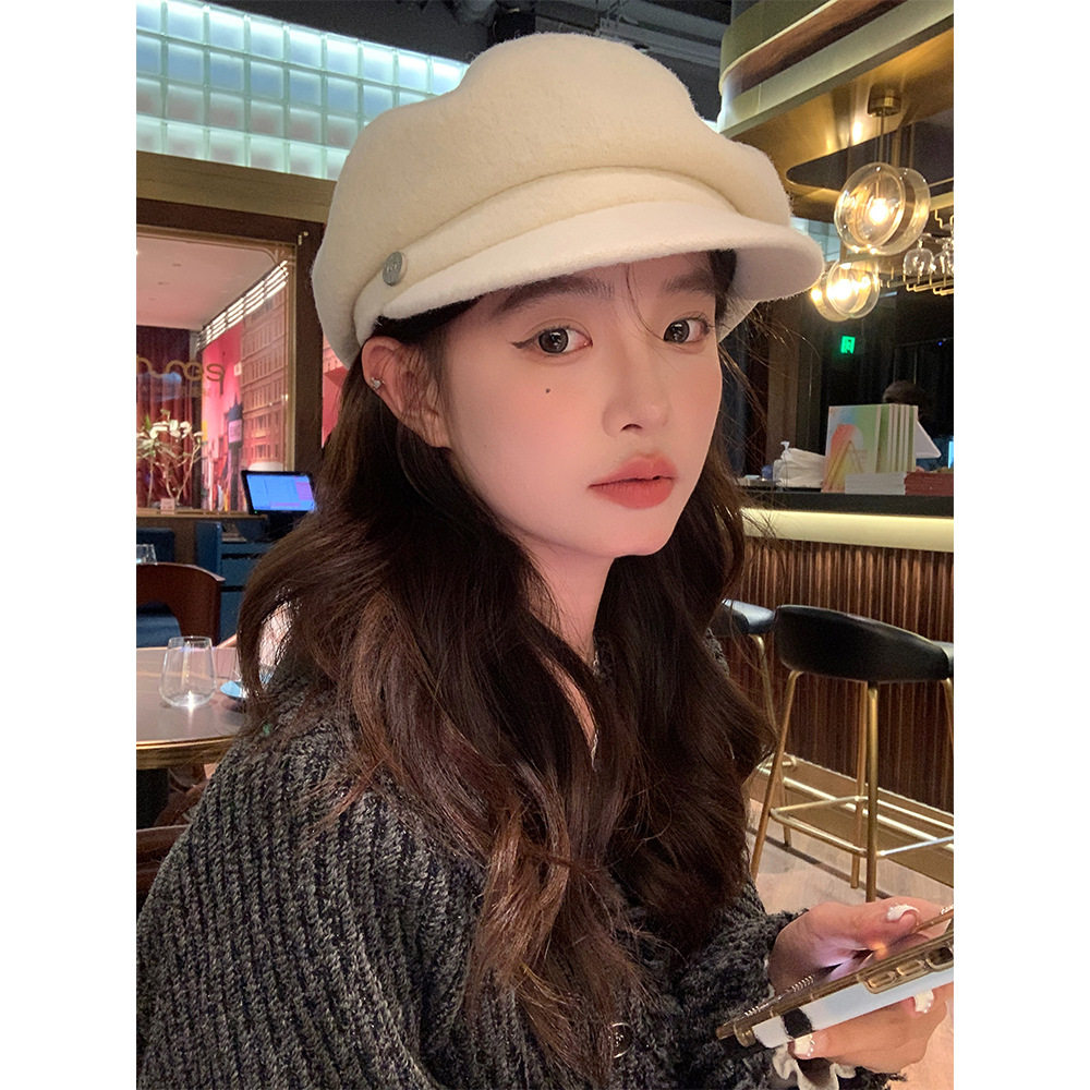 羊毛呢八角帽冬季显脸小百搭报童贝雷帽子女大头围冬天保暖韩版,服饰配件/皮带/帽子/围巾,帽子,淘宝优惠券,粉丝福利购,淘宝优惠卷