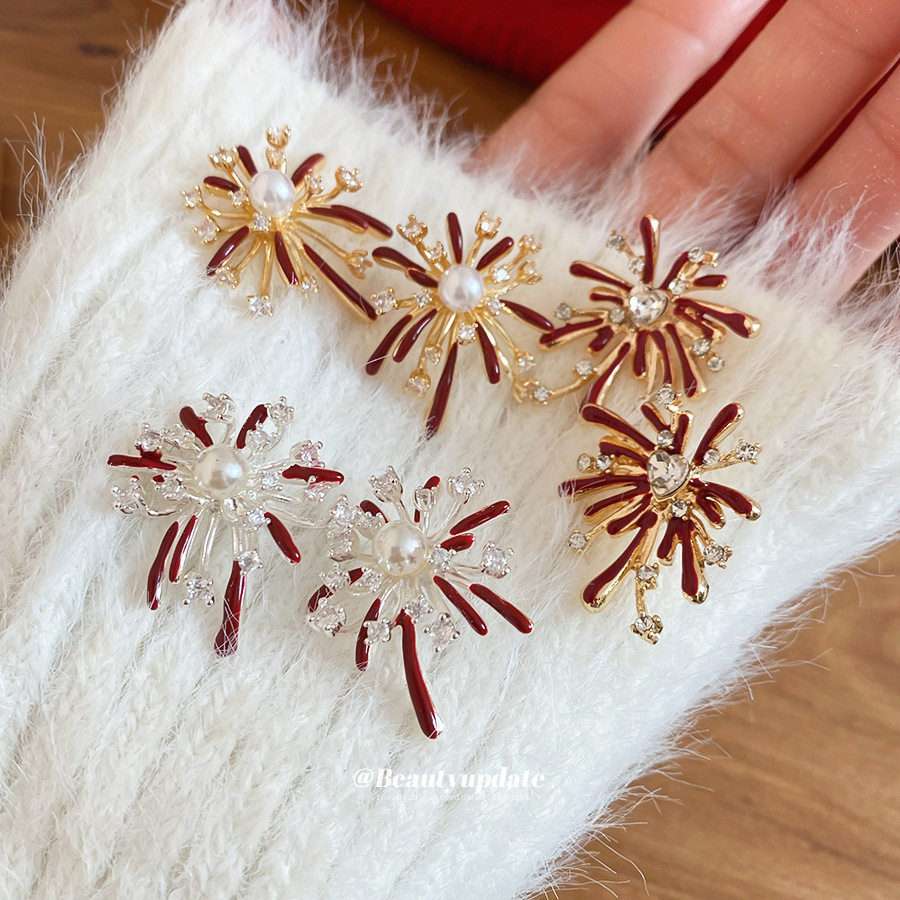 银针滴油锆石烟花耳耳钉复古时尚气质耳环轻奢高级感小众耳饰,饰品/流行首饰/时尚饰品新,银饰耳饰,淘宝优惠券,粉丝福利购,淘宝优惠卷