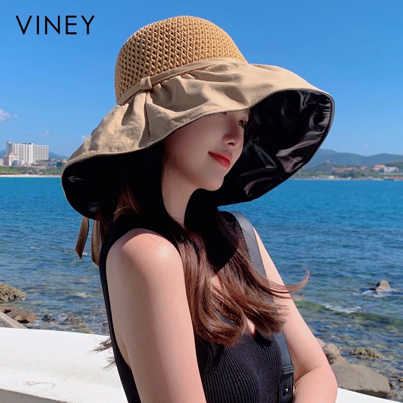防晒帽子女2025新款秋太阳帽遮阳防紫外线草帽黑胶渔夫帽配饰,服饰配件/皮带/帽子/围巾,防晒帽,淘宝优惠券,粉丝福利购,淘宝优惠卷