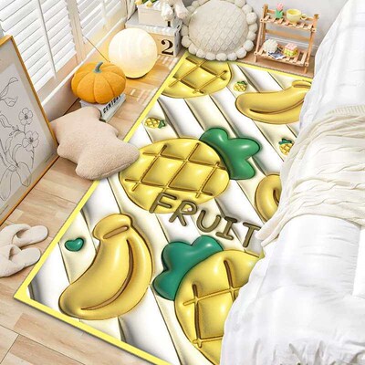 3D Visual Expansion Cashmere imitatoon  Ins Bedroom Bedside