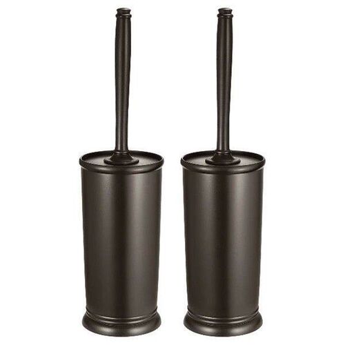 Toilet Brush Black Style Bathroom Deep Cleaning Compact and
