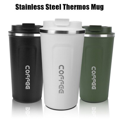 Coffee Mug Car Thermos Mug Leak_Proof Travel Thermo Cup for