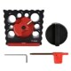 Tool Adjustable Dowel Plate Auxiliary Cutter for Hole
