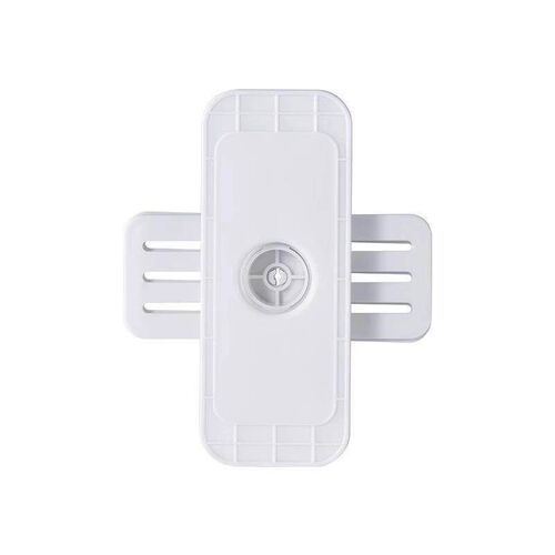 Wall-mounted adhesive cable management holder for power stri