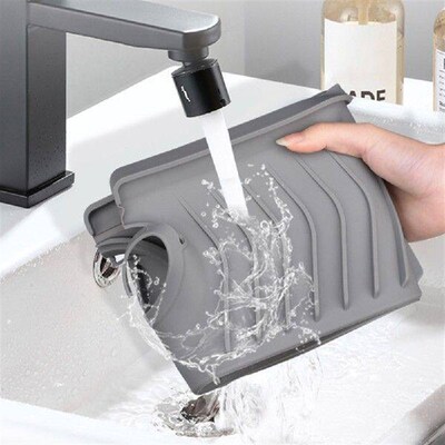 Silicone Kitchen Sink Splash Mat Easy To Install Kitchen