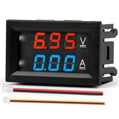 Digital Amp Volt Amp Tester DC0-100V 10A 50A 100A 2 In1