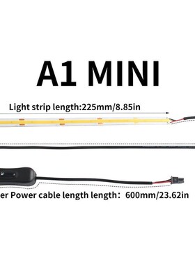 Led Light Strip For Bambu Lab A1/A1 mini Fill light Ra95 24V