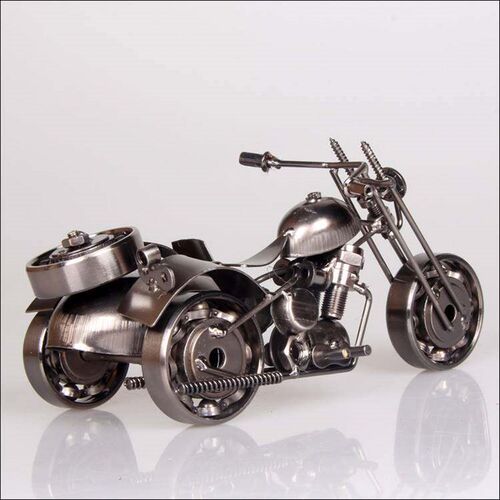 Motorcycle model set table outfit Clothing store decoration