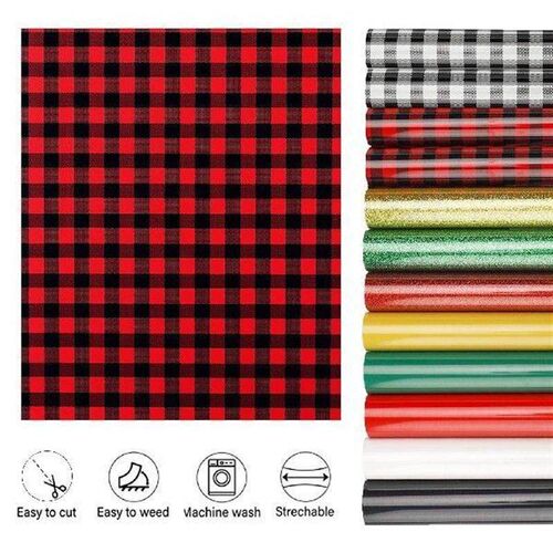 12 Roll Vinyl Heat Transfer Iron On  Garment Film