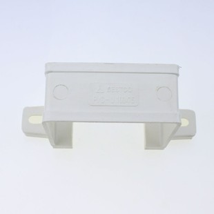 PVC方管固定器雨水管不锈钢方型抱箍下水管屋檐落水管卡