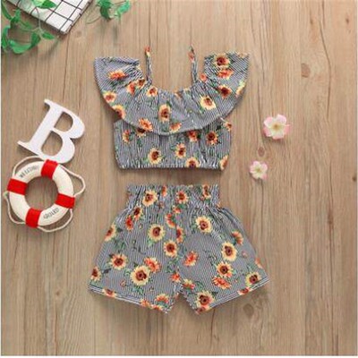 1-6 Year Old Toddler Baby Girl Clothes Watermelon Sunflower