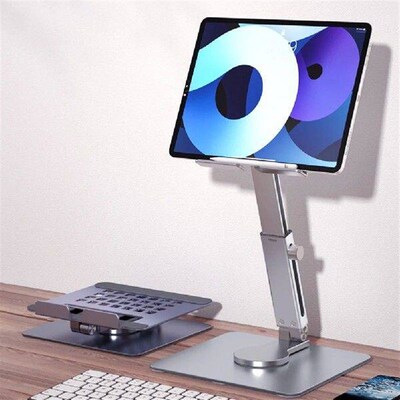 Aluminum Alloy Tablet Holder Stand Adjustable 360 Rotating