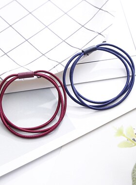 5Pcs/Lot Fashion Women Girls Rubber Bands tail Holder three-