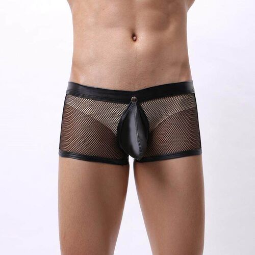 Mens flat underwear with high breathability and low waist