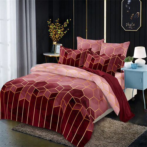 Bedding Gilded Lines Roerney Geometric Diamond Three-four Pi