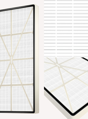 安利逸新空气净化器过滤网适配10107CH/J微粒hep气味活性炭滤芯