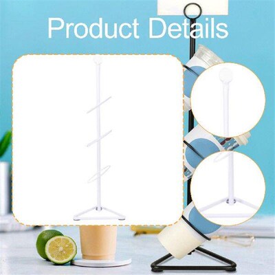 Coffee Cup Holder Cafe Supplies Creative Mug Rack Display