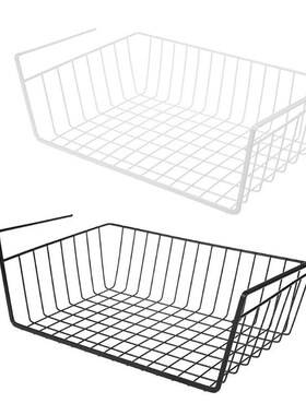 Kitchen Rack Hanging Under Cupboard Iron Storage Shelf Mesh