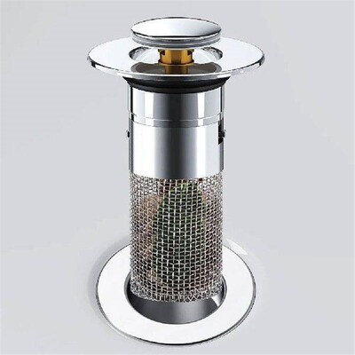 Floor Drain Filter Stainless Steel Pop Up Basin Stopper