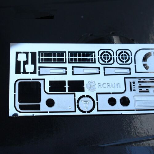 1/10 rc crawler car upgrade accessories cab interior dash bo