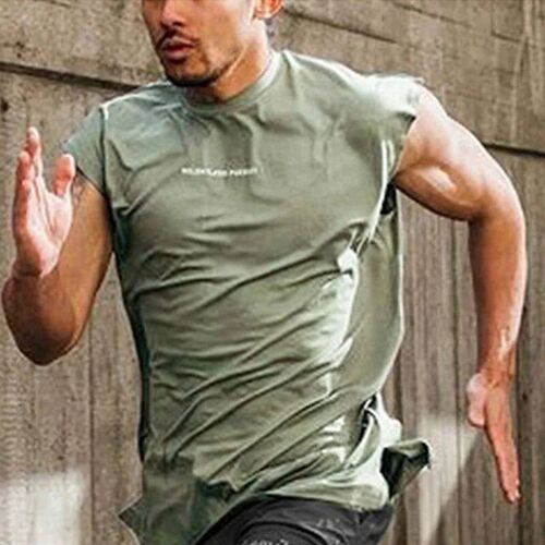 Gyms Mens Fitness Quick Dry Tank Top Jogging Sleeveless Shi