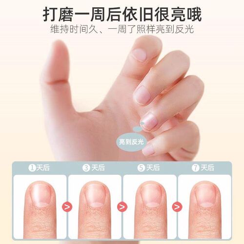 Nail file, nail buffer strip, manicure stick, polishing and