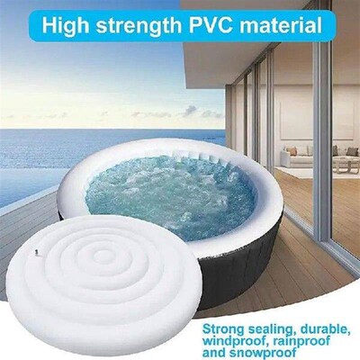 Hot Tub Protector Cover Inflatable Lid Folding Cover