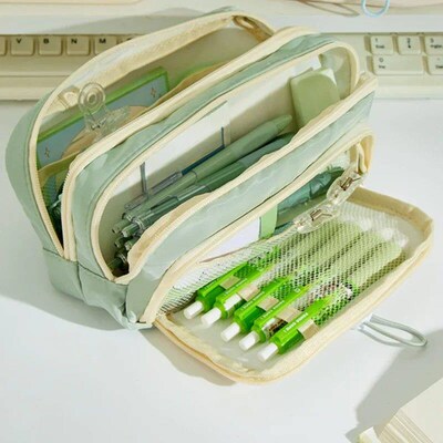 5 Layer Large Capacity Pencil Bag Girls Big Stationery Bag