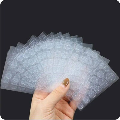 600PCS Double Sided Glue Nail er Adhesive Tabs Waterproof Br