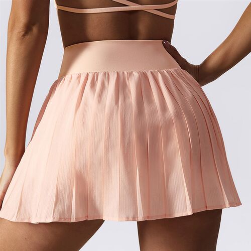 WISYOA Tennis Skirt with Shorts Pleated Mini Skirt for