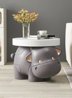 卡通牛入户玄关换鞋凳摆件家用门口鞋柜客厅家居饰品乔迁礼品