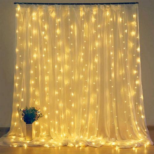 Led Icicle Curtain String Lights Fairy Christmas Lights Garl