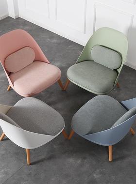 沙北休闲发椅单人套客椅厅阳台CLF懒人欧椅酒店样板房布艺躺椅