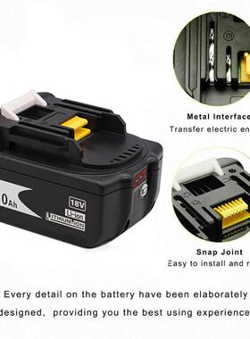 713替代Mkite8牡田a1v五金电动工具配件锂电池组BL130B8/BL1860B