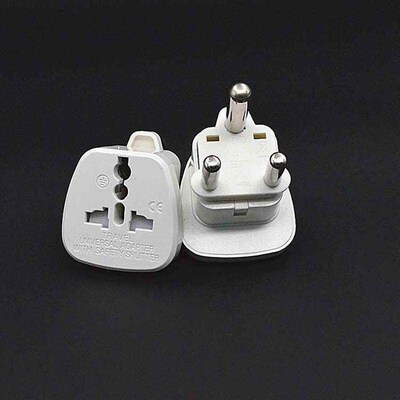 South Africa Travel Adapter Type M Large 15 Amp BS 546 Plug