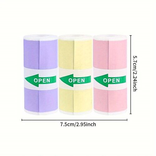 3 Rolls of  Printer Paper, Thermal Paper, Printable ers for