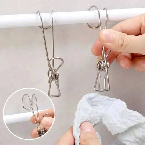 5/10/20Pcs Long Tail Clip Stainless Steel Photo Clip Clothes