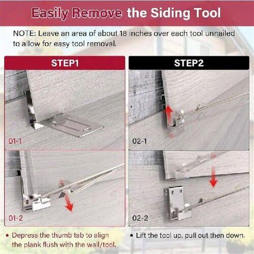 Siding Gauge Tool Siding Mounting Kit 2PCS Siding Mounting
