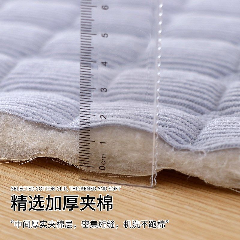 躺椅垫子秋冬季加厚家用午睡折叠椅防滑懒人摇椅办公午休躺椅坐垫