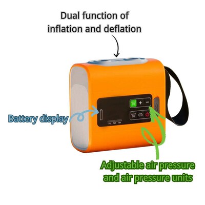 WESTTUNE Outdoor Wireless Air Pump Travel Vacuum Pump with I
