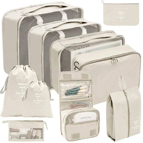 7/8/9/10 Pcs Set Travel Organizer Storage Bags Suitcase Pack