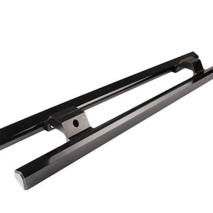 铝合金玻璃门拉手哑黑 木门拉手明装 肯德基门把手大门拉手