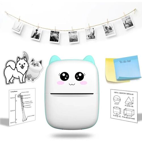 Mini label printer portable pocket thermal printer 58mm prin