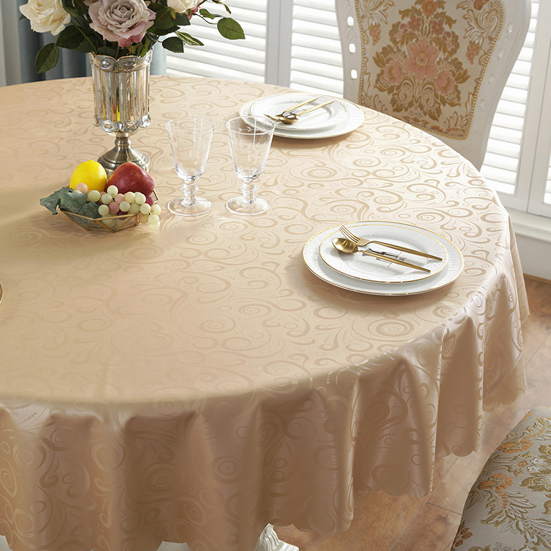 圆桌桌布防水防油免洗防烫皮革桌垫餐桌布艺家用酒店圆形餐布台布,居家布艺,桌布,淘宝优惠券,粉丝福利购,淘宝优惠卷