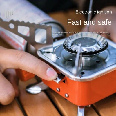 Portable Camping Gas Stove Mini Burner Cooker Foldable Windp