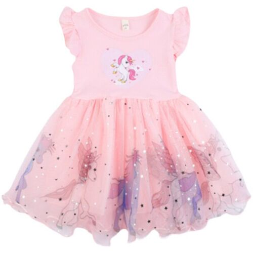 Girls Clothes 2023 New Summer Princess Dresses Flying Sleeve