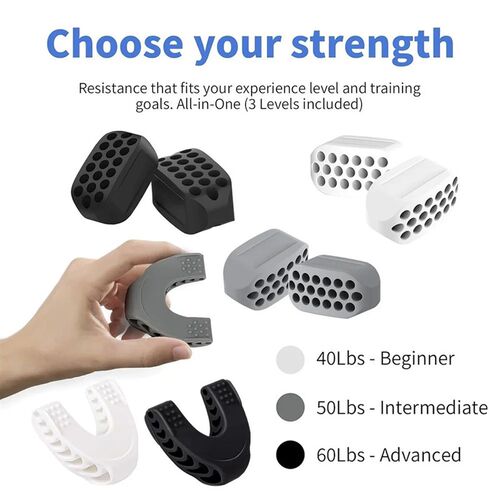 Jaw Exerciser Neck Toning Jawline Exercise Face Muscle Train