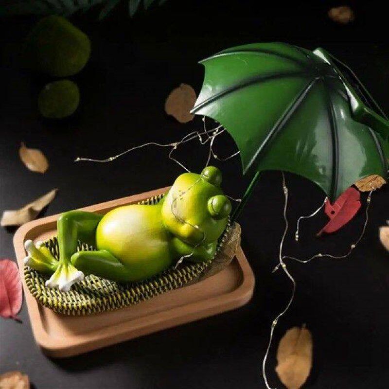 Solar Frog Garden Decoration Solar Frog Garden Statue with图片