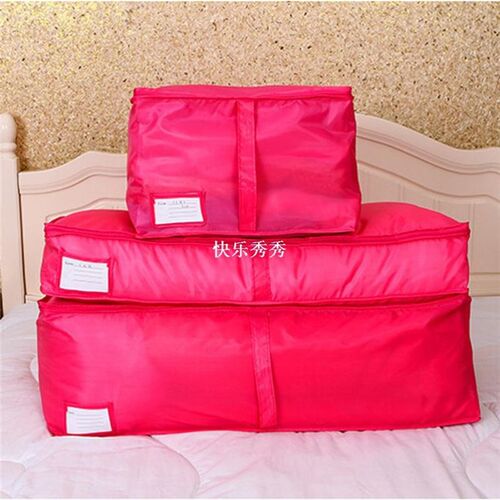 Blue/Red Delicate Beddin Storae Box Portable Oranizer Non