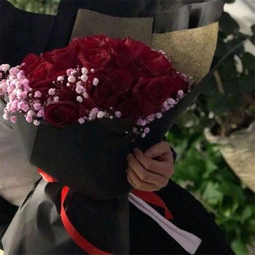 Black Packaging Paper DIY Art Scraping Material Floral